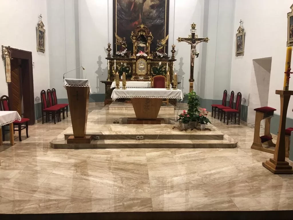 Schody, dlažba, parapety
